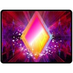 My Diamonds Fleece Blanket (Large)  80 x60  Blanket Front