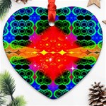 Rolly Beam Heart Ornament (Two Sides) Front