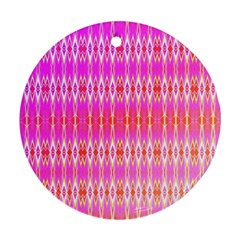 Pinktastic Round Ornament (two Sides) by Thespacecampers