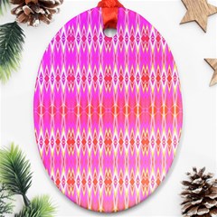 Pinktastic Oval Ornament (two Sides) by Thespacecampers