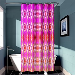 Pinktastic Shower Curtain 36  X 72  (stall)  by Thespacecampers