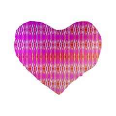 Pinktastic Standard 16  Premium Flano Heart Shape Cushions by Thespacecampers