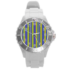 Love Eternal Round Plastic Sport Watch (l) by Thespacecampers