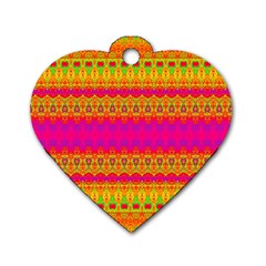 Calming Peace Dog Tag Heart (Two Sides)