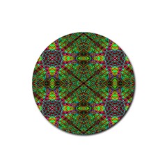 Stringy Time Rubber Coaster (round) by Thespacecampers