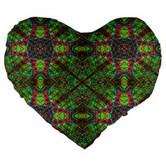 Stringy Time Large 19  Premium Heart Shape Cushions by Thespacecampers