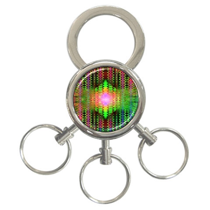 Blast Away 3-Ring Key Chain