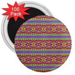 Eye Swirl 3  Magnets (100 pack)