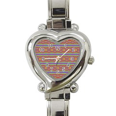 Eye Swirl Heart Italian Charm Watch