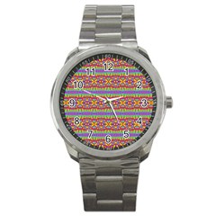 Eye Swirl Sport Metal Watch