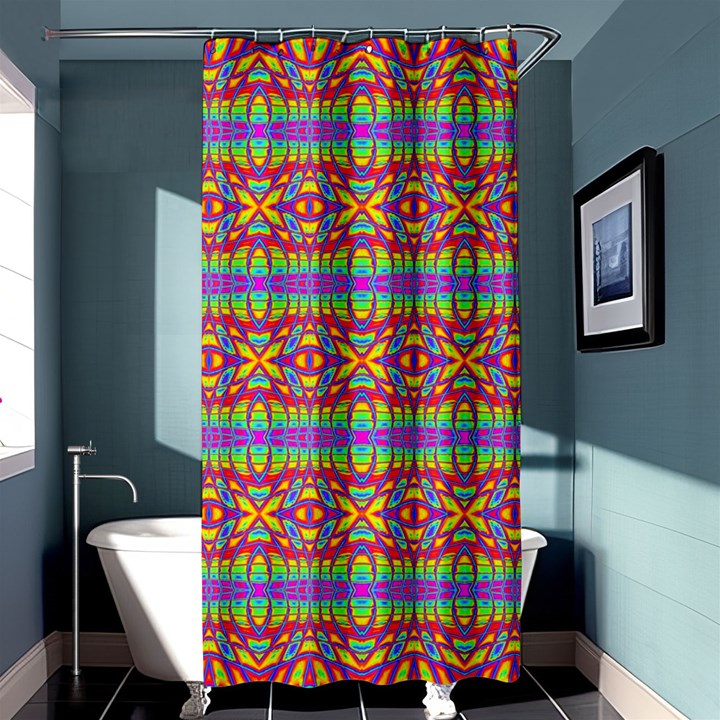 Eye Swirl Shower Curtain 36  x 72  (Stall) 