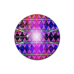 Starburst Rubber Coaster (round) by Thespacecampers