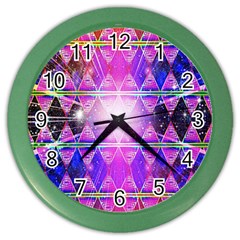 Starburst Color Wall Clock by Thespacecampers