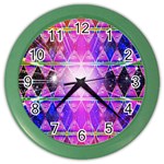 Starburst Color Wall Clock Front