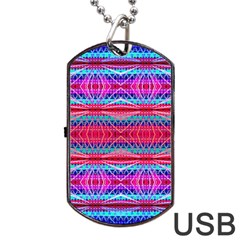 Dotty Dog Tag Usb Flash (two Sides) by Thespacecampers