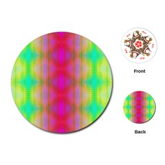 Patterned Playing Cards Single Design (round) by Thespacecampers