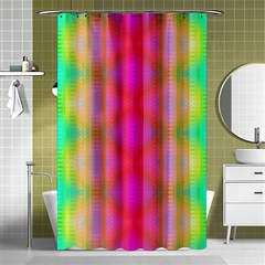 Patterned Shower Curtain 48  X 72  (small)  by Thespacecampers