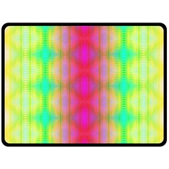 Patterned Double Sided Fleece Blanket (large)  by Thespacecampers