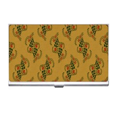 Flowers-001 Business Card Holder by nate14shop