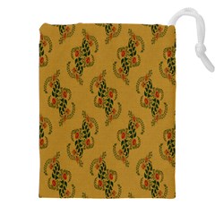 Flowers-001 Drawstring Pouch (4xl) by nate14shop