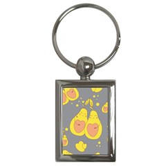 Avocado-yellow Key Chain (rectangle) by nate14shop