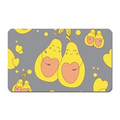 Avocado-yellow Magnet (rectangular)