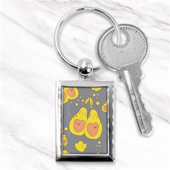 Avocado-yellow Key Chain (rectangle) by nate14shop