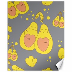 Avocado-yellow Canvas 16  X 20  by nate14shop