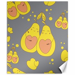 Avocado-yellow Canvas 8  X 10  by nate14shop