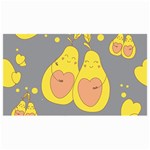 Avocado-yellow Cosmetic Bag (Small) Front