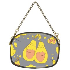 Avocado-yellow Chain Purse (two Sides) by nate14shop