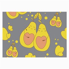 Avocado-yellow Large Glasses Cloth by nate14shop