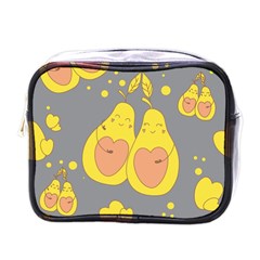 Avocado-yellow Mini Toiletries Bag (one Side) by nate14shop