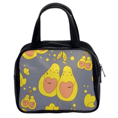 Avocado-yellow Classic Handbag (two Sides) by nate14shop