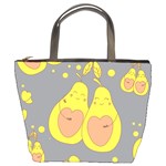 Avocado-yellow Bucket Bag Front