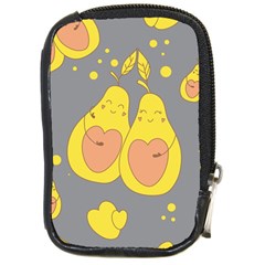 Avocado-yellow Compact Camera Leather Case by nate14shop