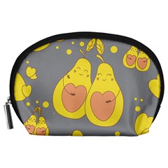 Avocado-yellow Accessory Pouch (large) by nate14shop