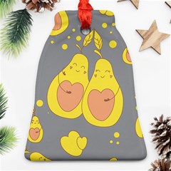 Avocado-yellow Bell Ornament (two Sides) by nate14shop