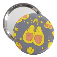 Avocado-yellow 3  Handbag Mirrors by nate14shop