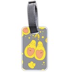 Avocado-yellow Luggage Tag (two sides) Front