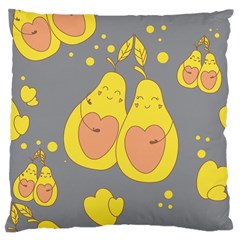 Avocado-yellow Large Cushion Case (one Side) by nate14shop