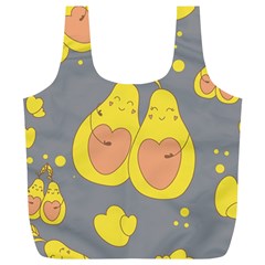 Avocado-yellow Full Print Recycle Bag (xl)