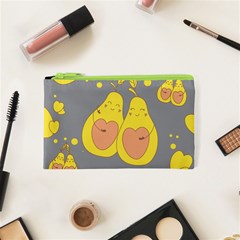 Avocado-yellow Cosmetic Bag (xs) by nate14shop