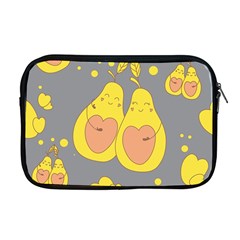 Avocado-yellow Apple Macbook Pro 17  Zipper Case by nate14shop