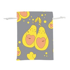 Avocado-yellow Lightweight Drawstring Pouch (m) by nate14shop