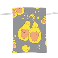 Avocado-yellow  Lightweight Drawstring Pouch (xl) by nate14shop