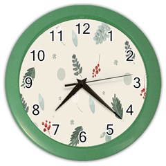 Background-gry Abstrac Color Wall Clock by nate14shop