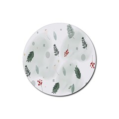 Background-white Abstrack Rubber Coaster (round) by nate14shop