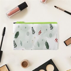 Background-white Abstrack Cosmetic Bag (xs) by nate14shop