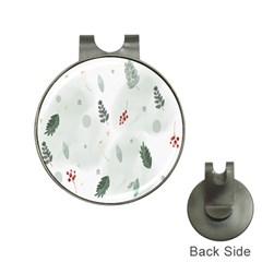 Background-white Abstrack Hat Clips With Golf Markers